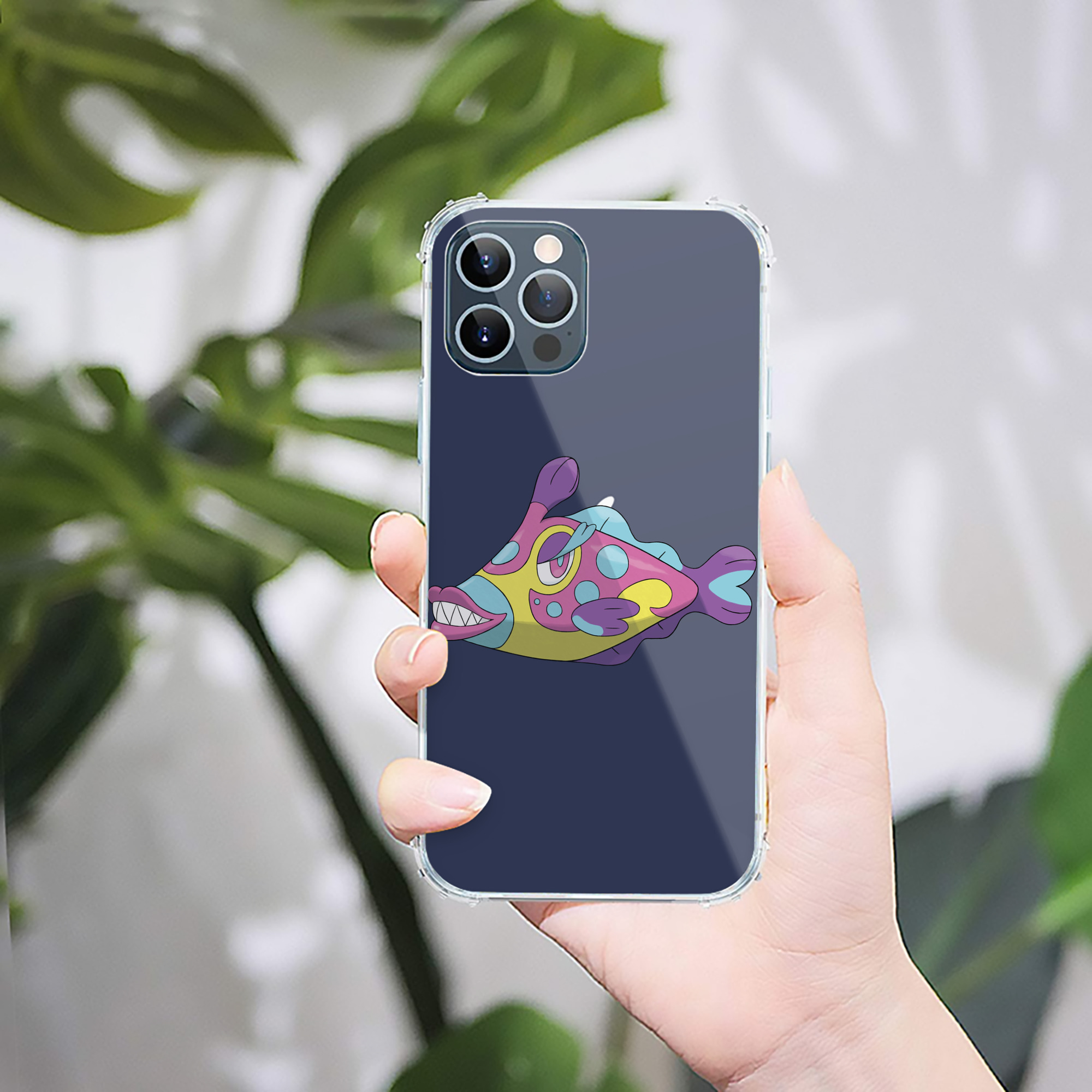 （画像用） ポケットモンスター Pokémon 【iPhone 12シリーズ対応】透明スマホケース（クリアソフトケース）